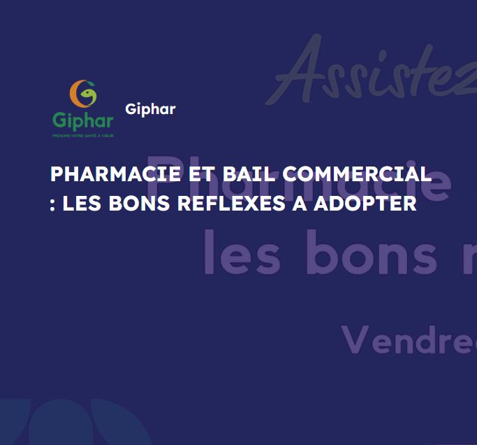 Webinaire : Pharmacie et bail commercial