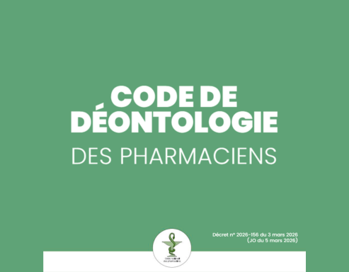 Nouveau code de déontologie des pharmaciens