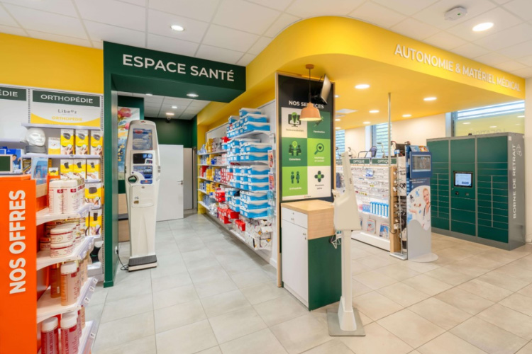 L’espace Santé, au cœur du concept Giphar. 2