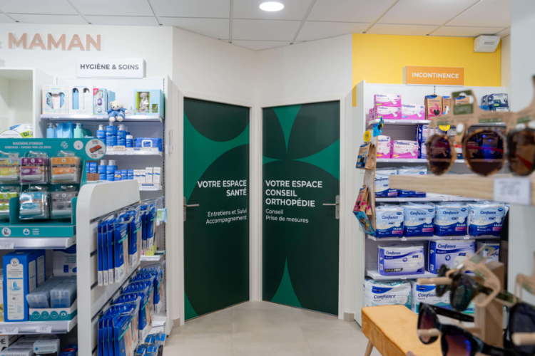 L’espace Santé, au cœur du concept Giphar. 2