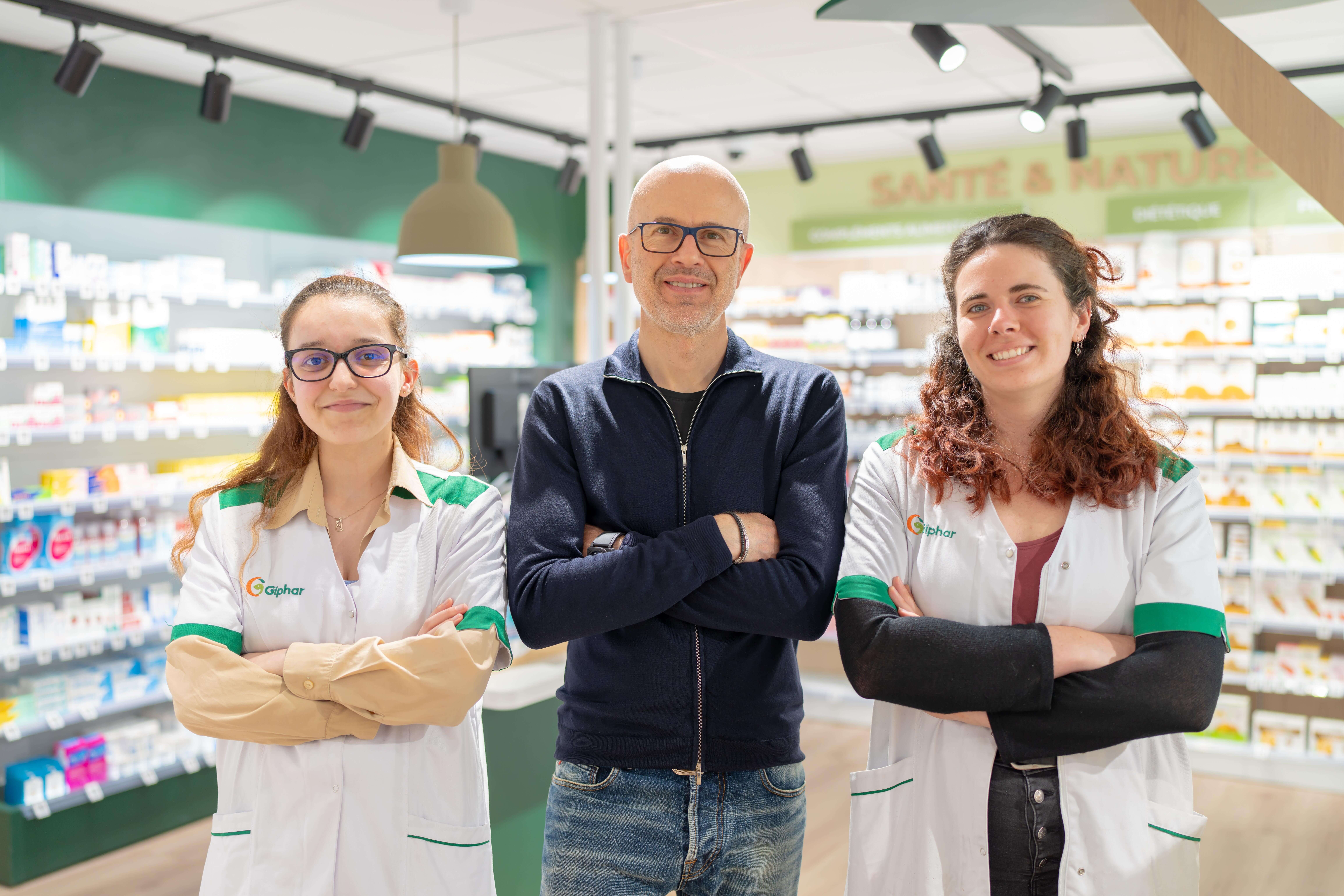 équipe pharmaciens Giphar